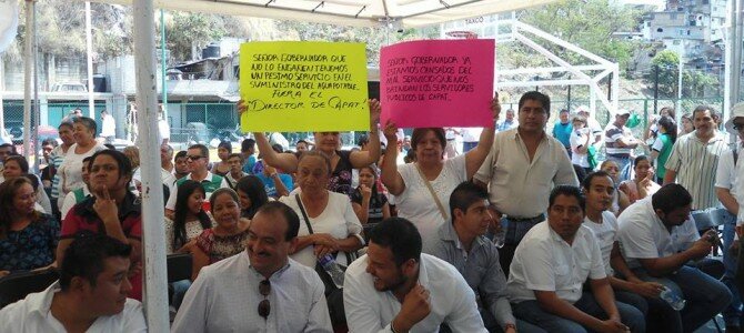 Protestas en Taxco